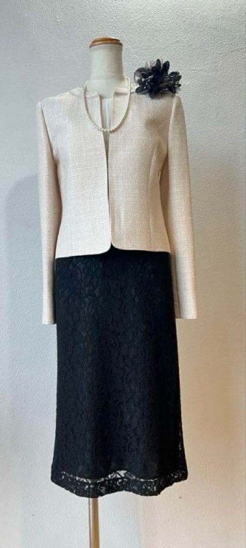 東京ソワール高級ラメ入り　9号　ジャケットアンサンブル