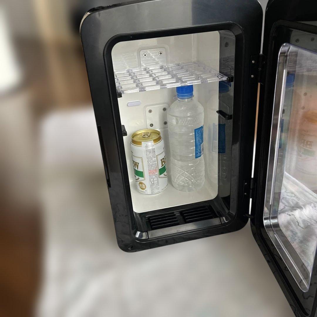 ベルソス ミニ冷温庫 黒 デジタル表示