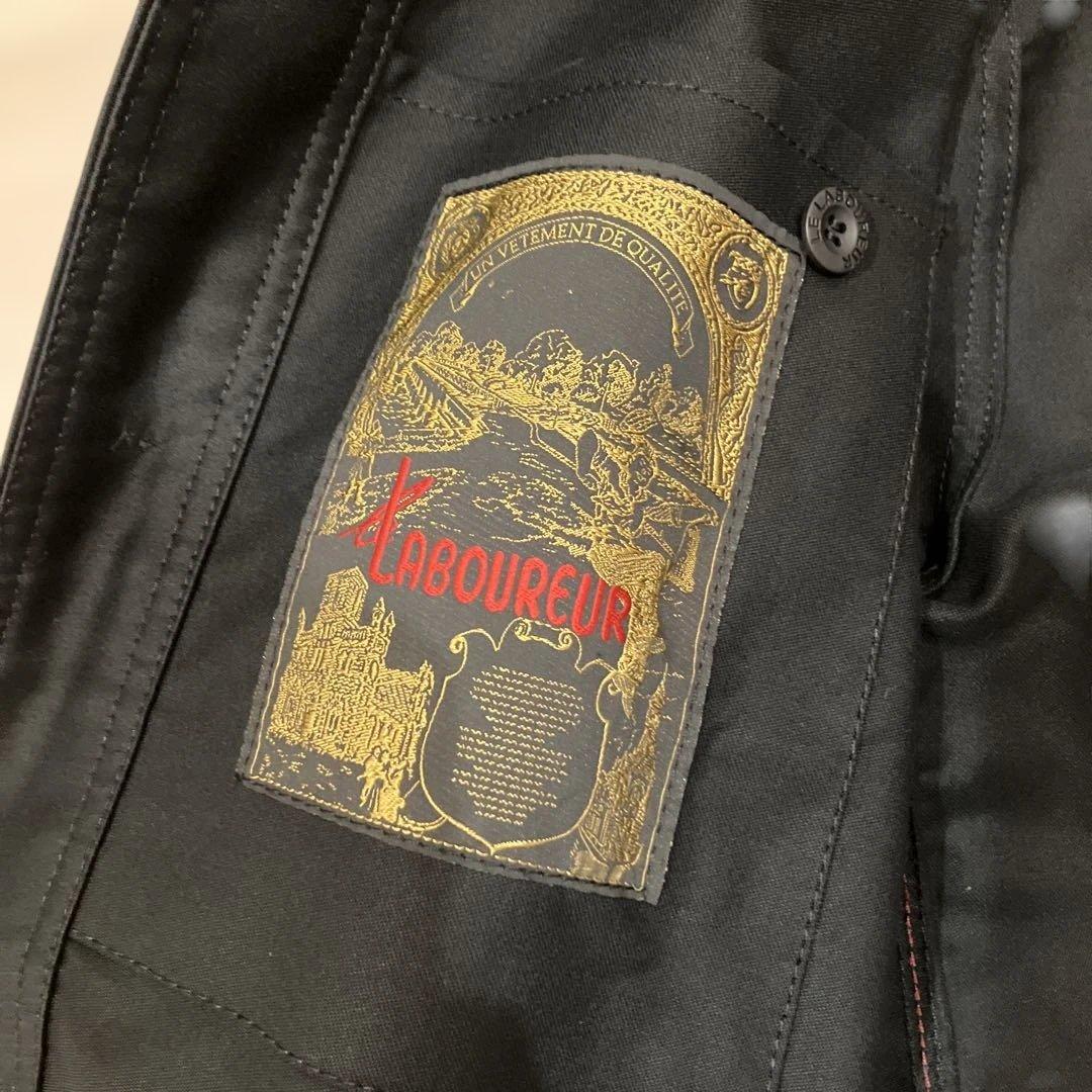 【美品】 LE LABOUREUR コットン100 モールスキンカバーオール