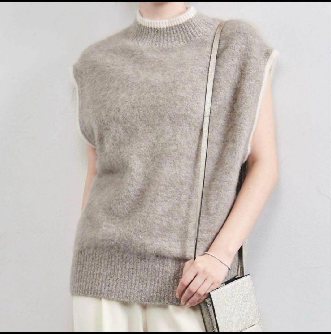 united arrows フォックスカシミヤ ニットベスト