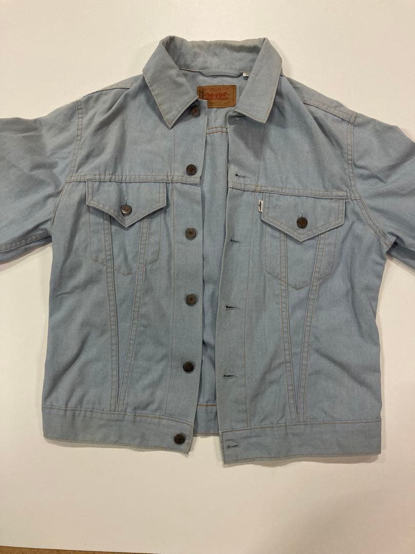 BIG E 良品 70s 水色 リーバイス 70505 ジャケット　ビッグE