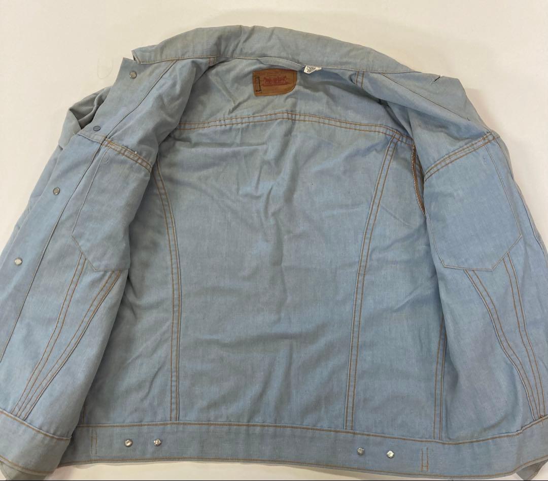BIG E 良品 70s 水色 リーバイス 70505 ジャケット　ビッグE