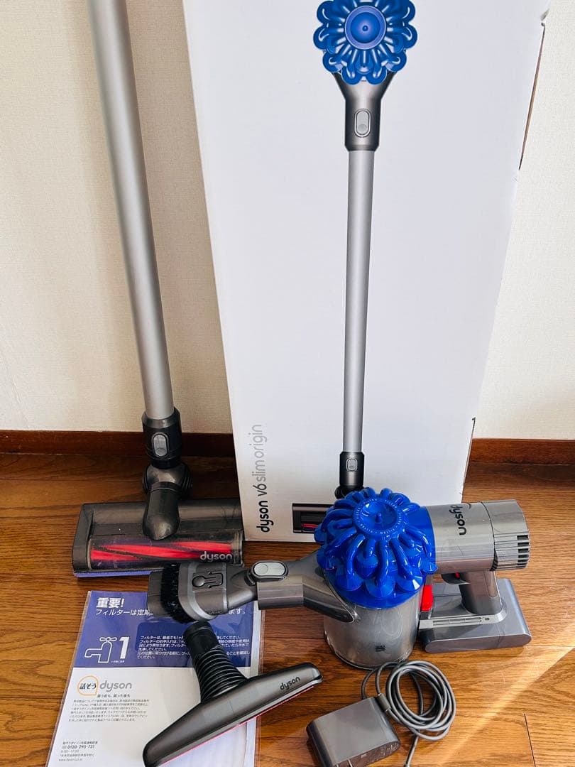 【セット品】Dyson コードレス掃除機 v6 Slim Origin ダイソン