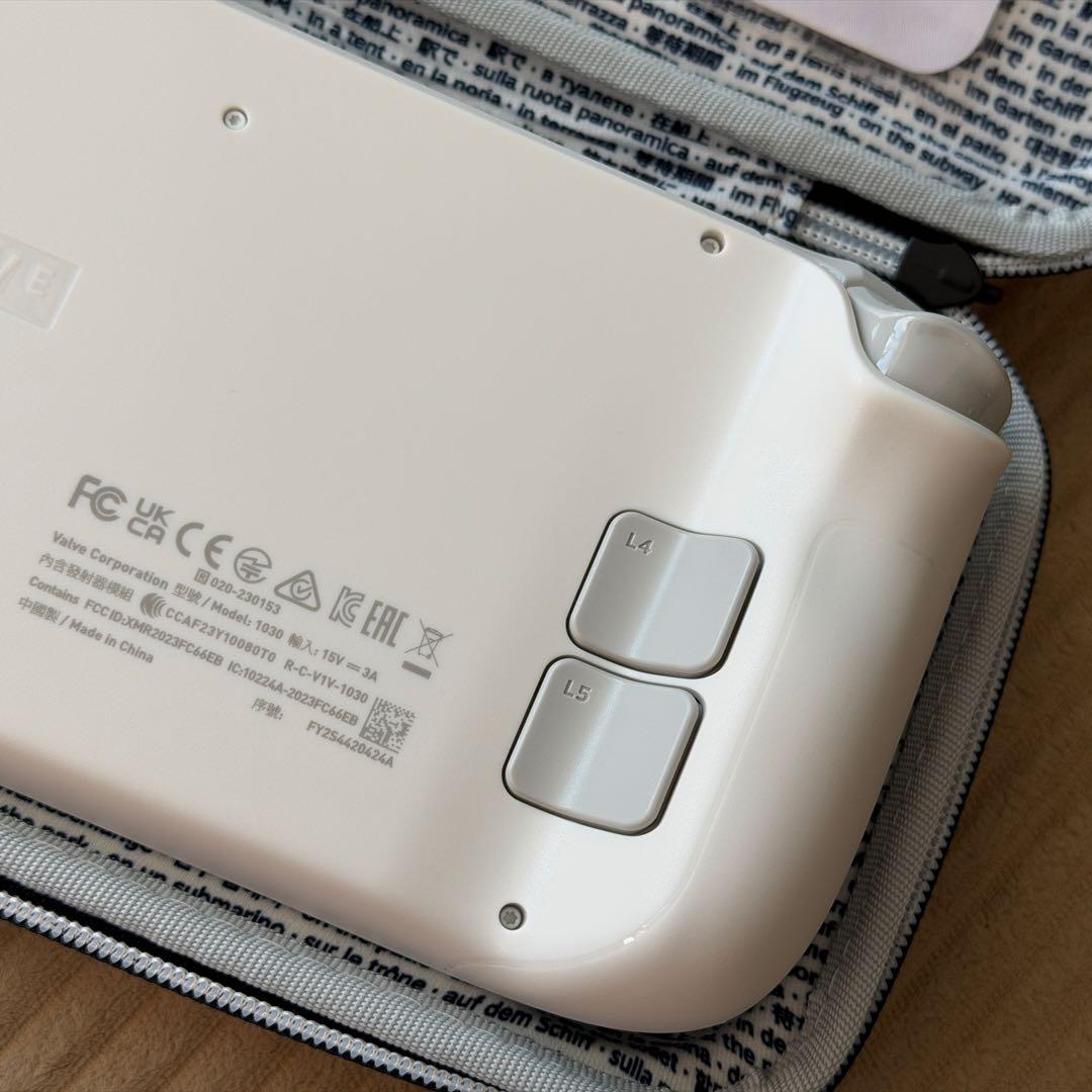 【極美品】Steam Deck OLED1T限定ホワイトバージョン新品同様セット