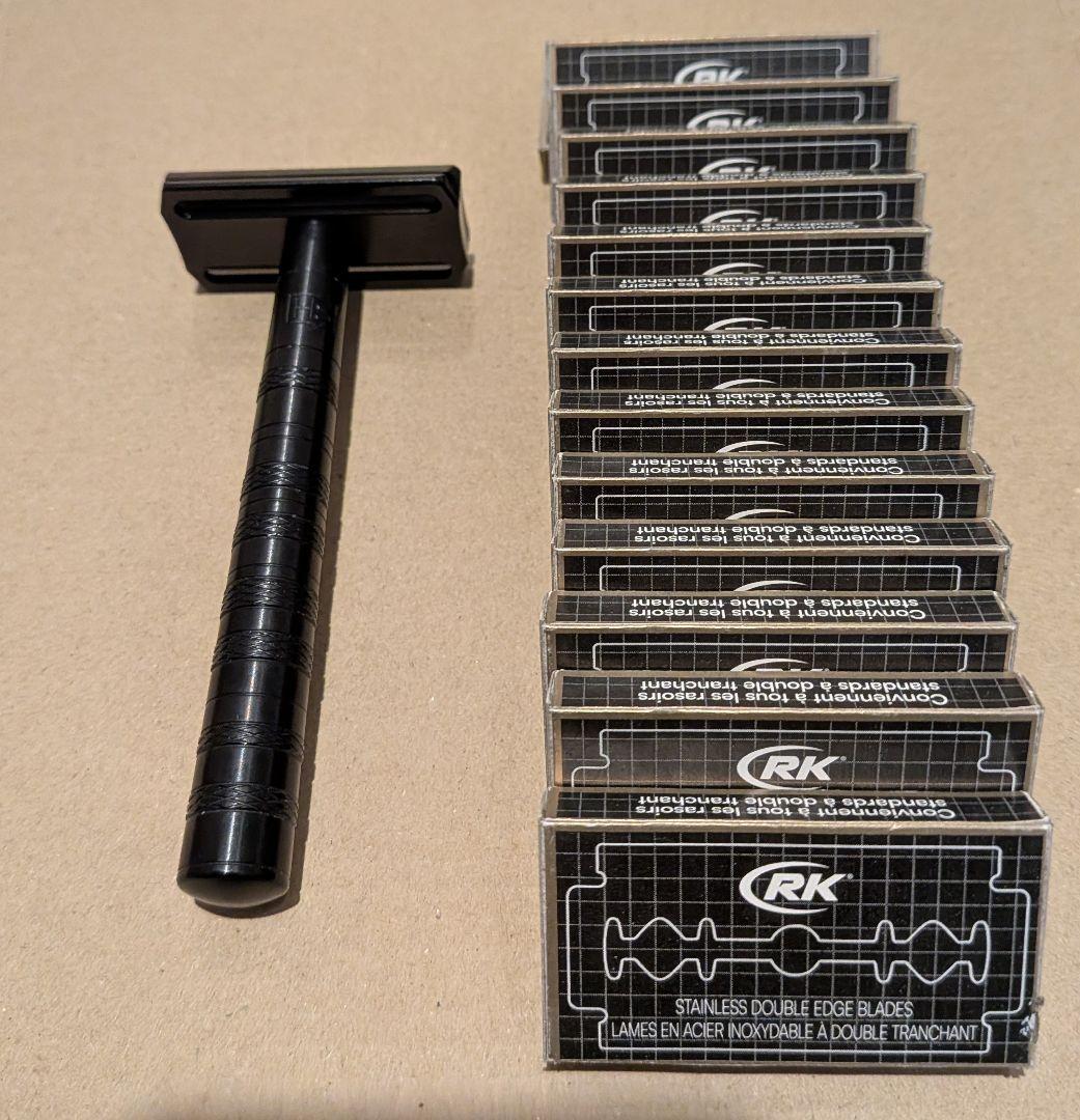 HENSON SHAVING ブラック 本体＋替刃70枚