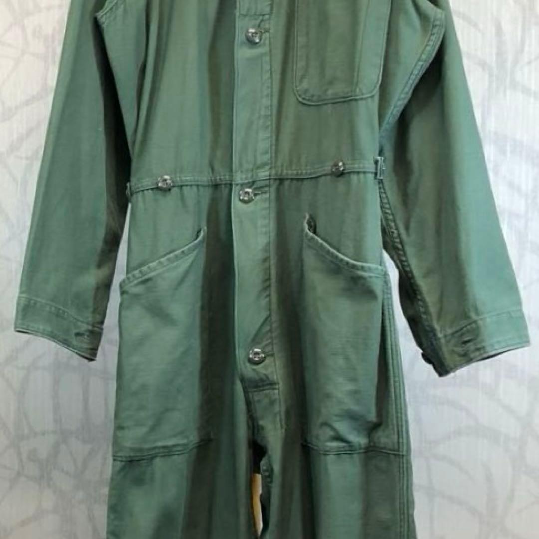 70s-80s US ARMY COVERALLS カバーオール つなぎ　R