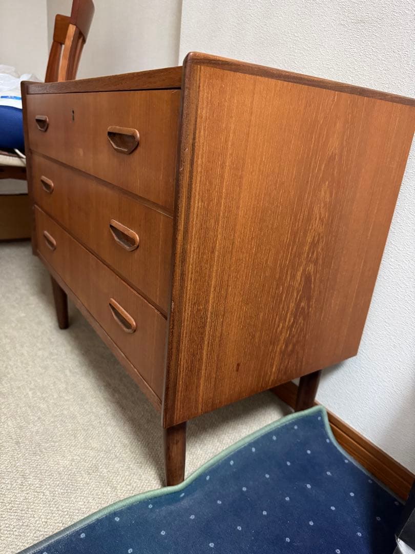 デンマーク　ヴィンテージチェスト　輪染みあり