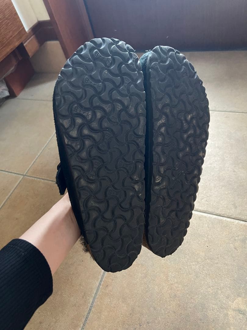 BIRKENSTOCK ボア ボストン 42 ブラック ビルケンシュトック