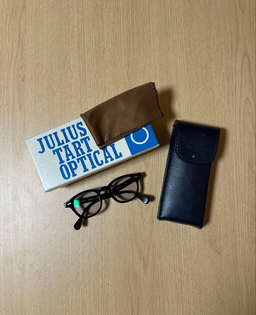 JULIUS TART OPTICAL AR 46-22 ブラック　BLACK