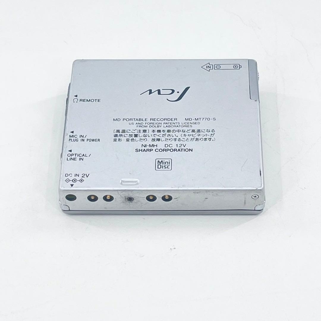 SHARP MD-MT770 MDレコーダー 再生OK 録音OK 完動品