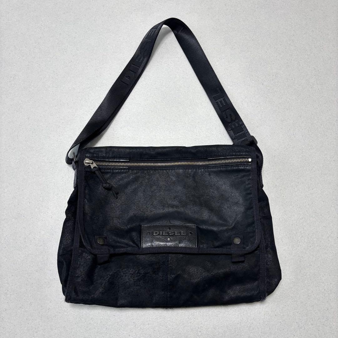 archive diesel suède like shoulder bag