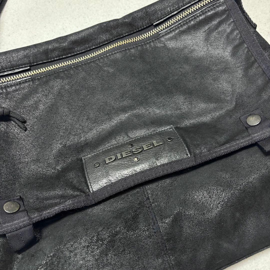 archive diesel suède like shoulder bag