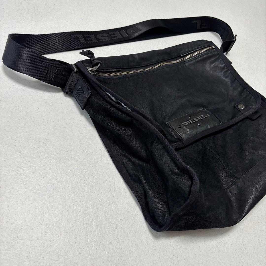 archive diesel suède like shoulder bag