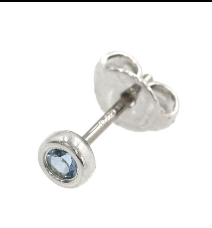 わ*る様 ティファニー　バイザヤード　アクアマリン　ピアス　シルバー　925