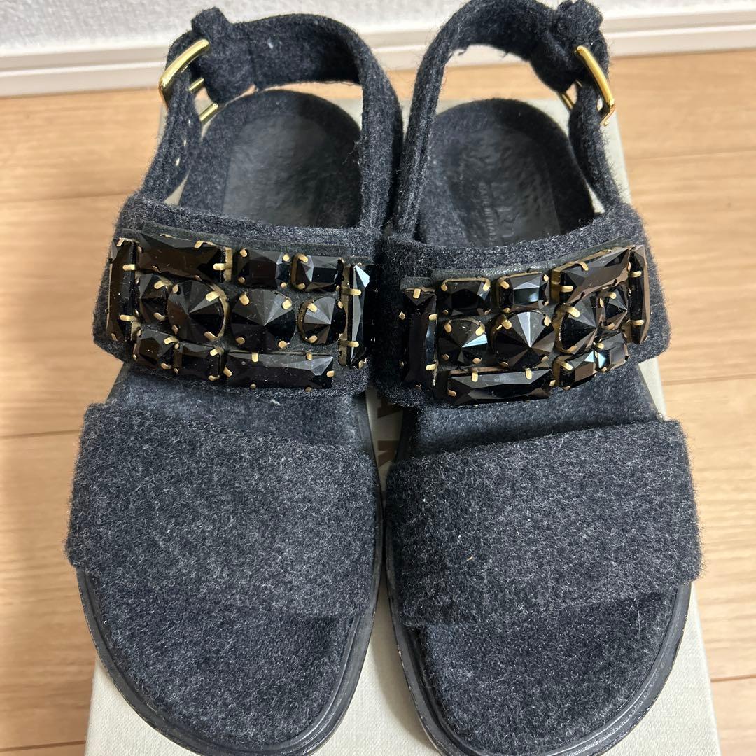 マルニ　MARNI ウールサンダル