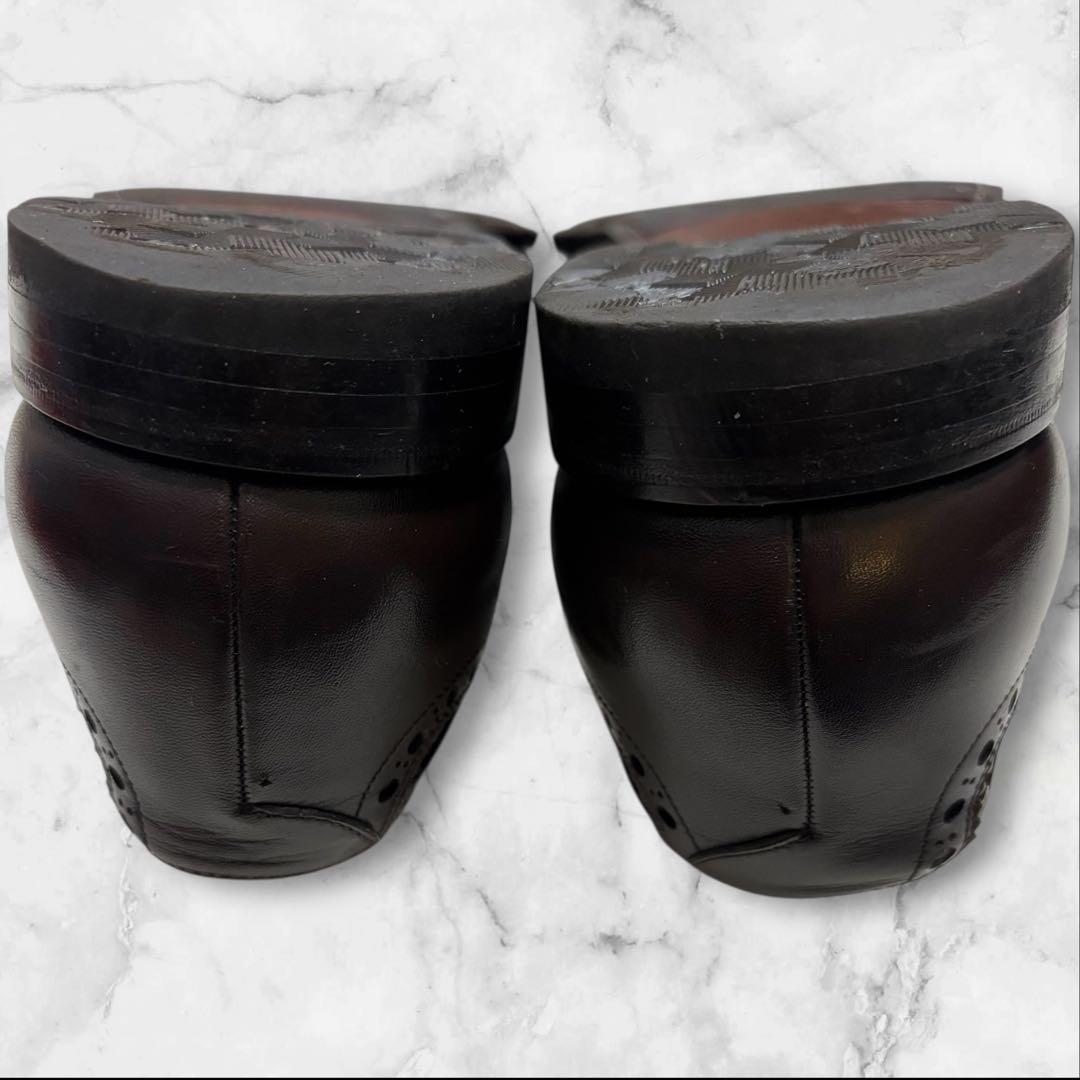 美品　SCOTCH GRAIN スコッチグレイン　ダークブラウン ウィングチップ