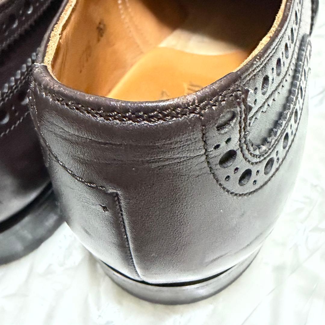 美品　SCOTCH GRAIN スコッチグレイン　ダークブラウン ウィングチップ