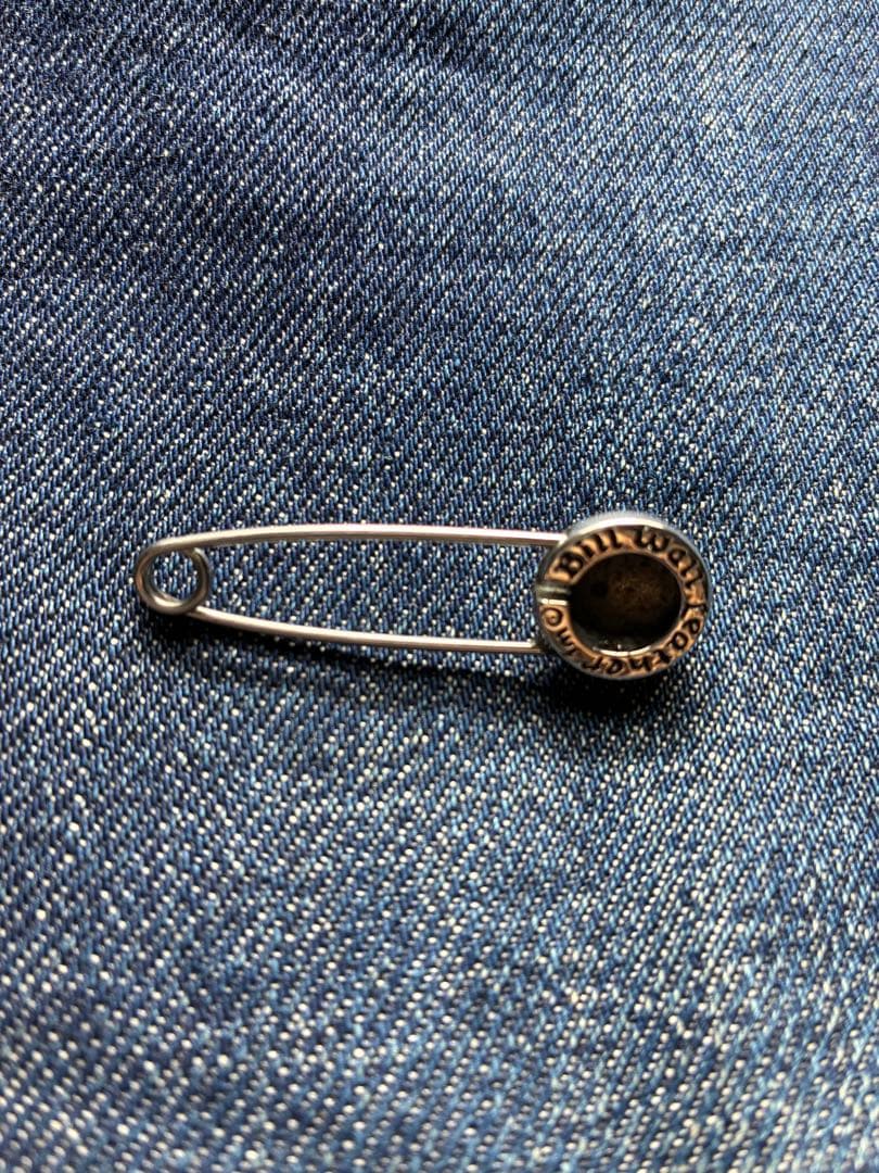 BILL WALL LEATHER Safety Pin スカル BEAMS