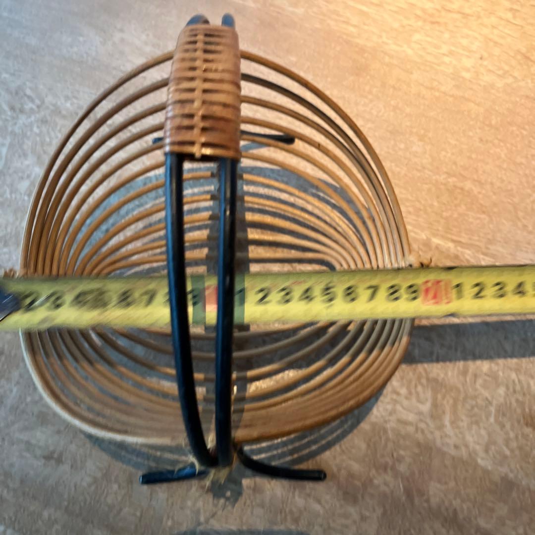 デンマーク製　ヴィンテージ　バスケット