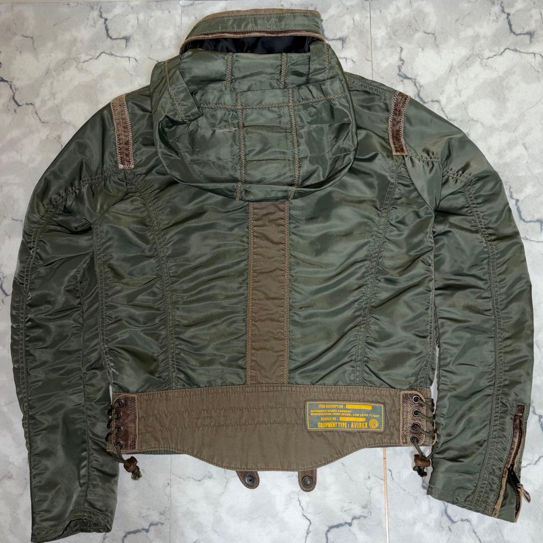 AVIREX 60周年記念/STYLE 6172074羊革使用フライトジャケット