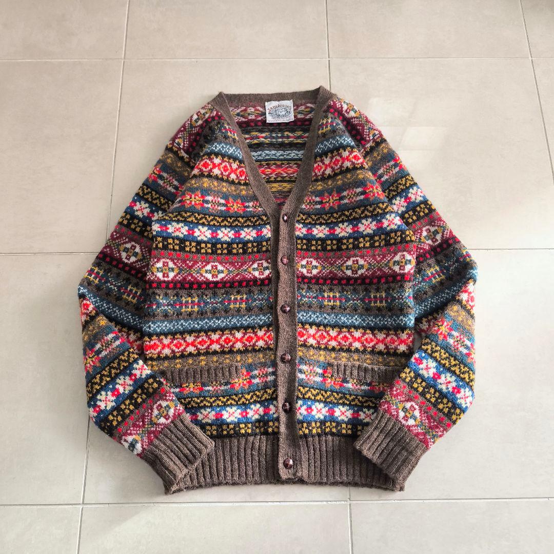 Jamieson's　ジャミーソンズ　フェアアイル　ニットカーディガン　40