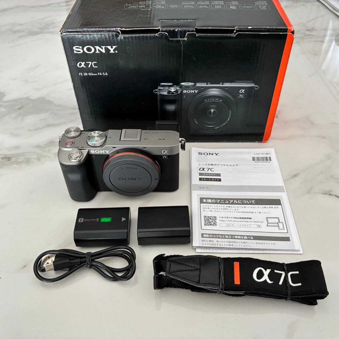 【ショット数9000枚台】SONY α7Cボディ