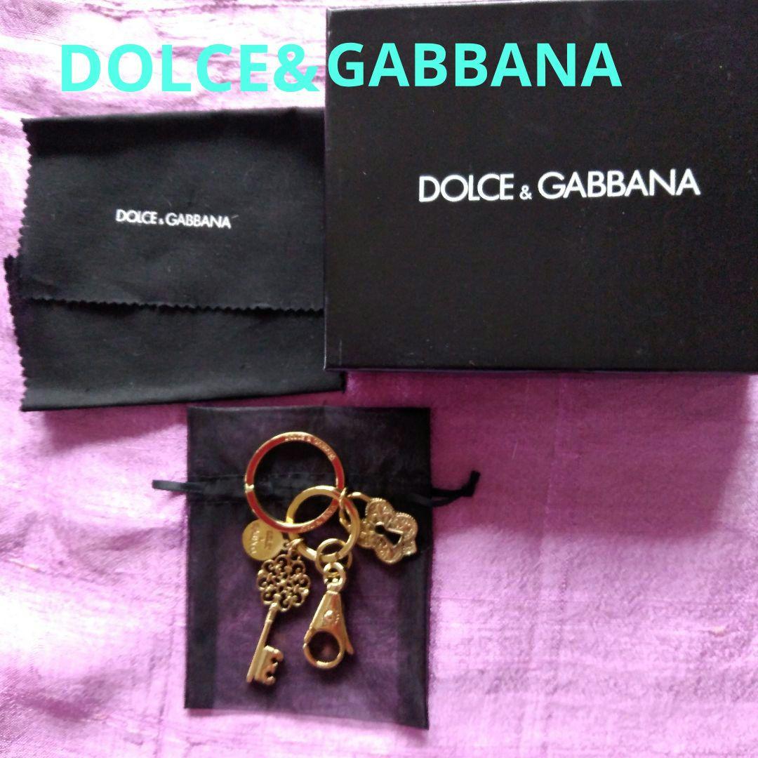 ◆Dolce & Gabbana キーホルダー ゴールド