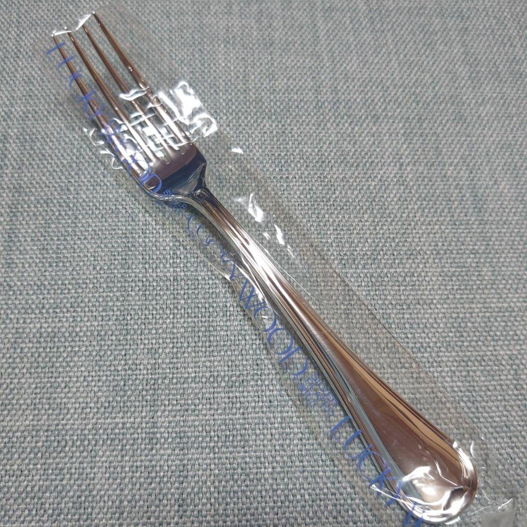 LUCKY WOOD 洋白銀器 EPNS ロムネー カトラリー4本セット未開封