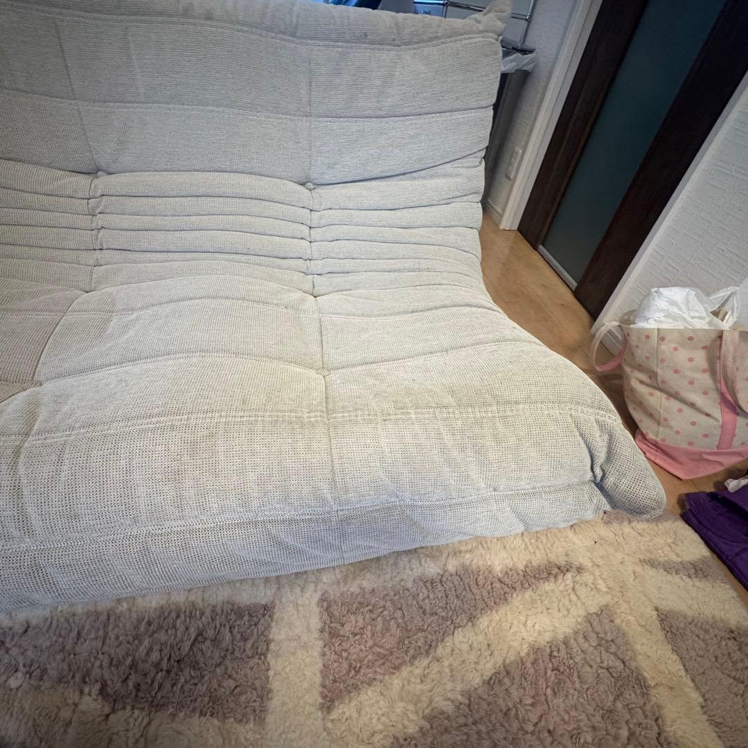 リーンロゼ トーゴ ソファ 3人掛け 中古品