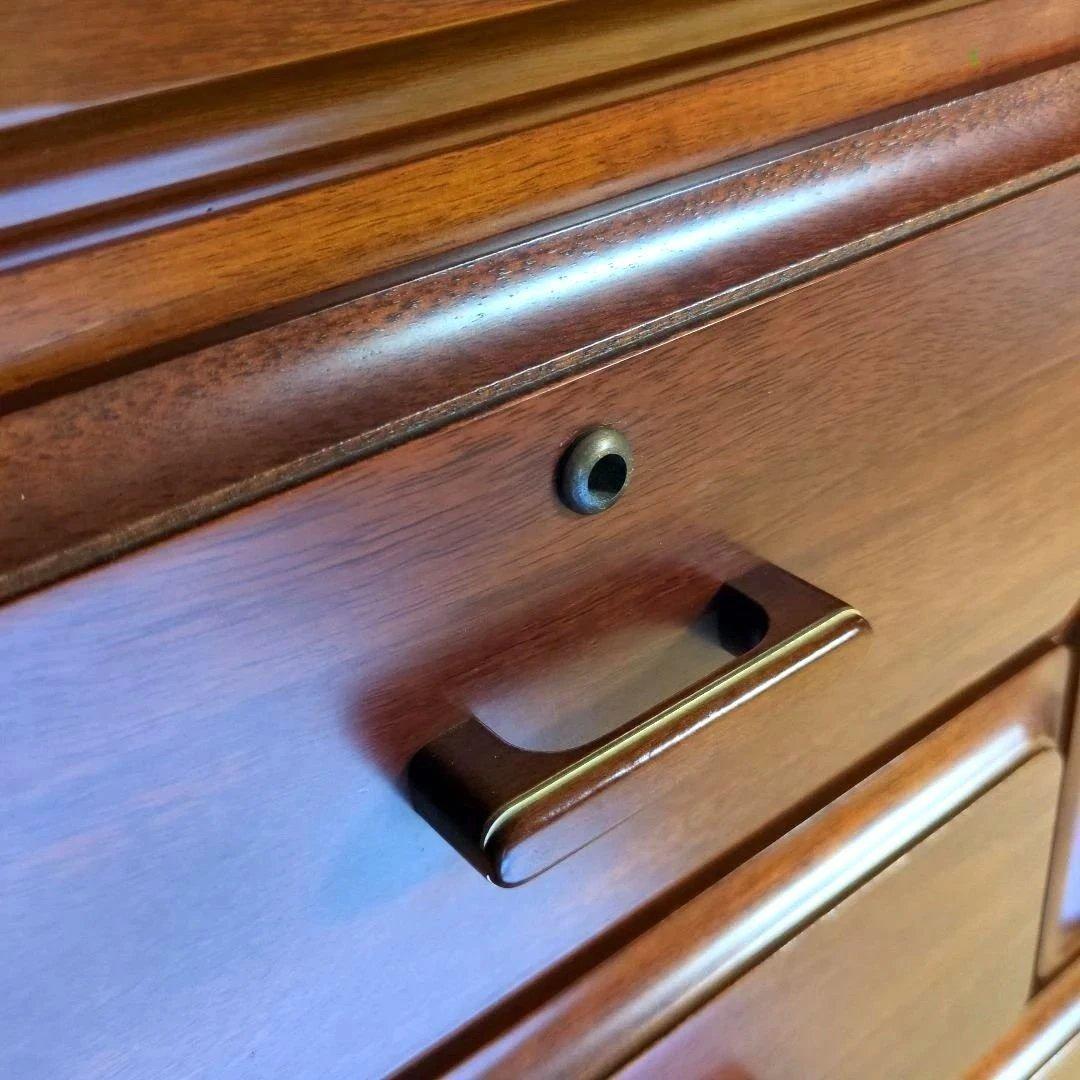 和箪笥 138㌢高 レトロ調 整理タンス チェスト