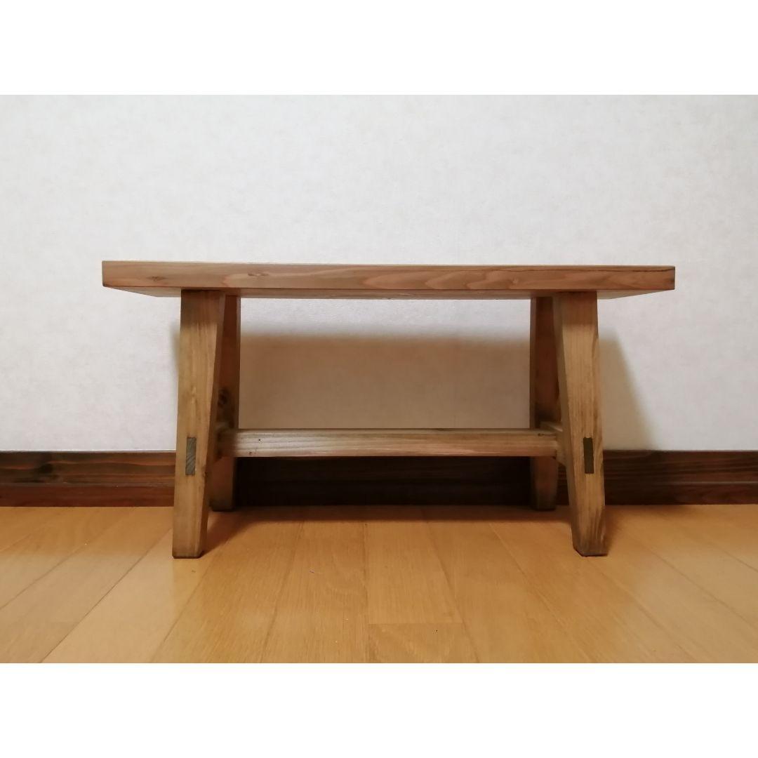 専用出品　欅材フラワースタンド　花台　奥行35cm×幅66cm×高さ55cm