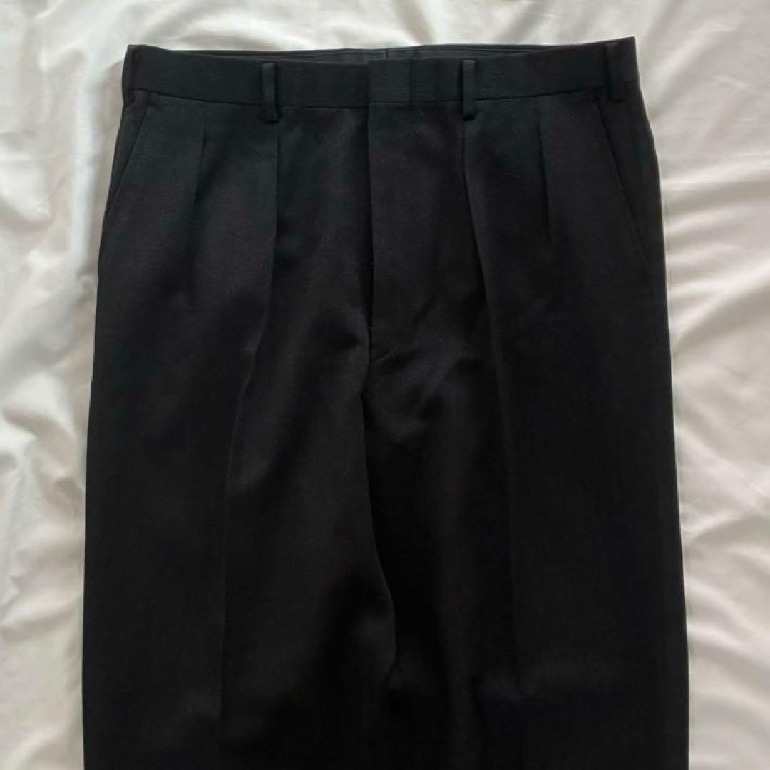 90’s vintage ウールスラックス ワイド ツータック 日本製 アメカジ