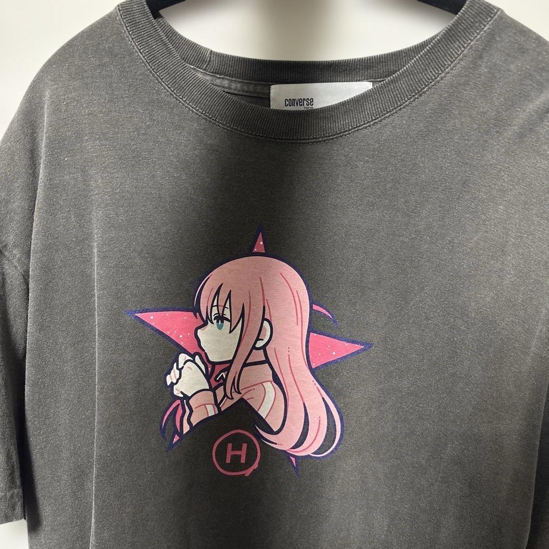 ぼっちざろっく× CONVERSE TOKYOグラフィックTシャツ 後藤ひとり