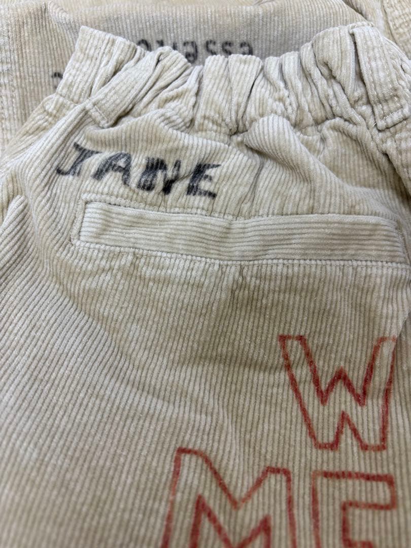 ANJI。DENIMDUGAREEメモリアルラクガキコーデュロイ