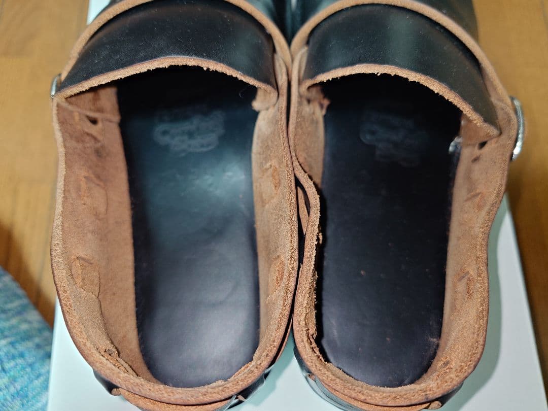 フェルナンドレザー ミドルイングリッシュ US7.5E ブラック