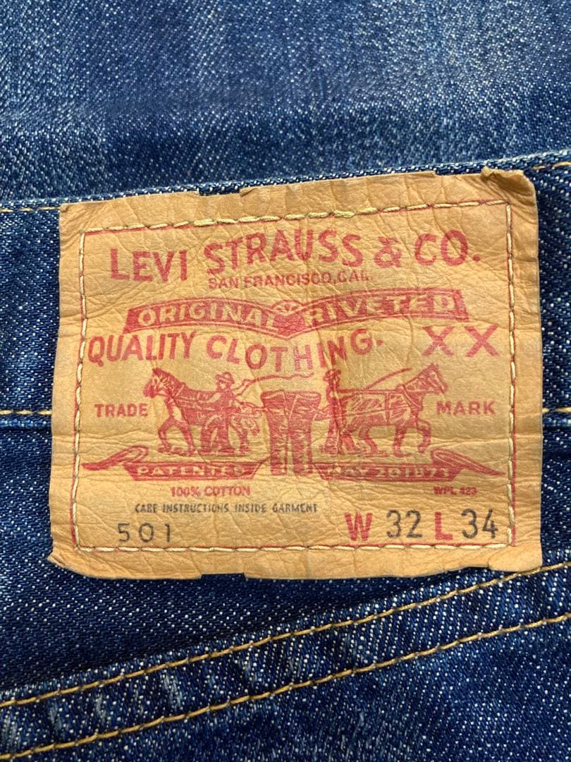 Y*u様 Levi's 501 BIGE ～66前期 移行期 W32 L34 濃
