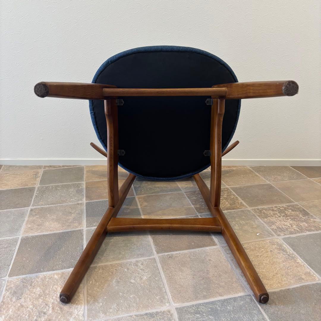 【美品】NOCE ノーチェ ダイニングチェア 北欧 椅子 RY54 ダークブルー