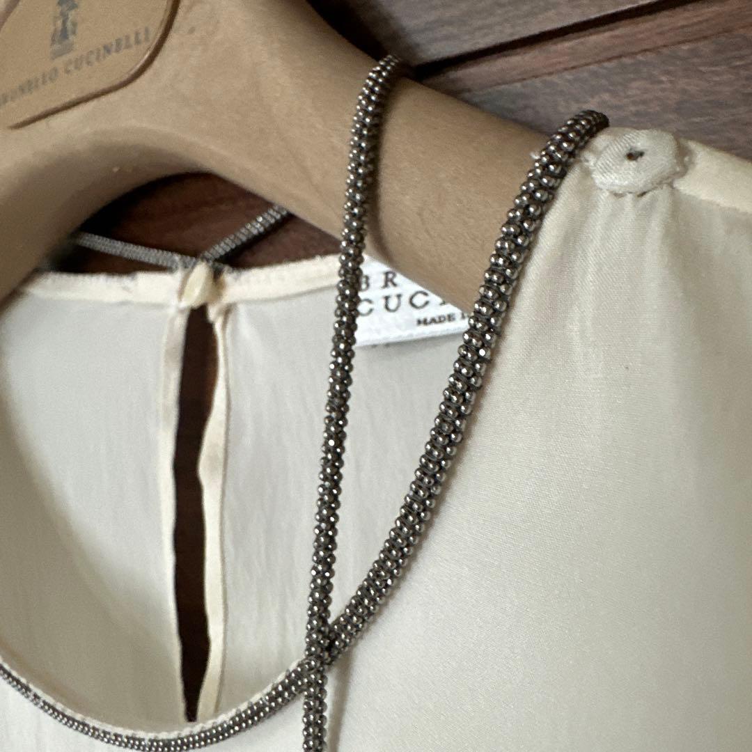 【最高級】BRUNELLO CUCINELLI ブルネロクチネリ シルクブラウス