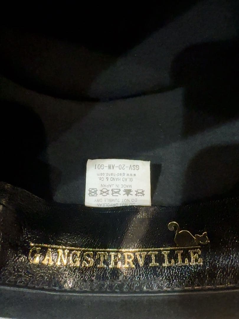 帽子 GANGSTERVILLE SHAPER WOOL HAT