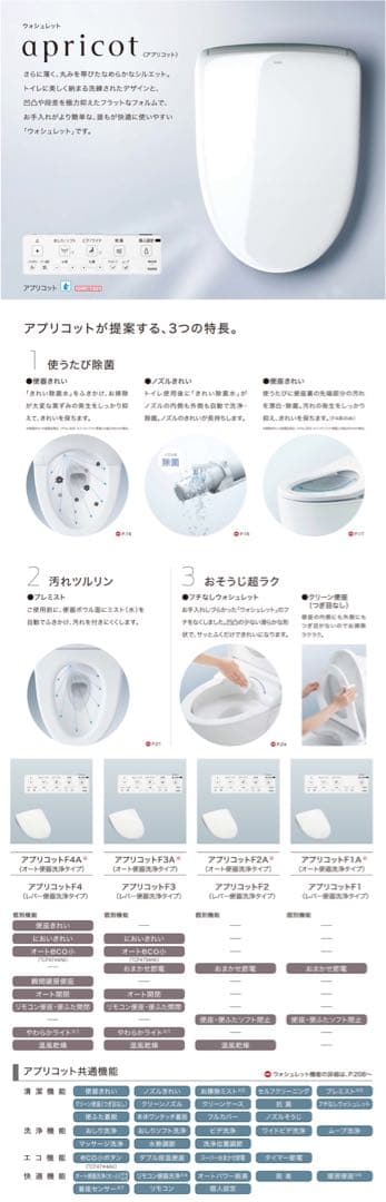 TOTO トイレ　アプリコットF4A TCF4744 #NW1 新品未使用