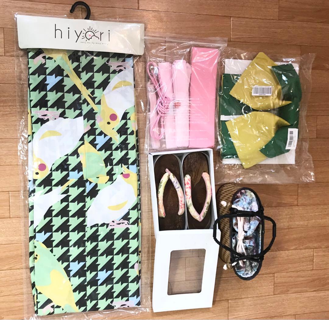 ♡美品♡ 浴衣5点セット hiyori 浴衣着物 浴衣女性用