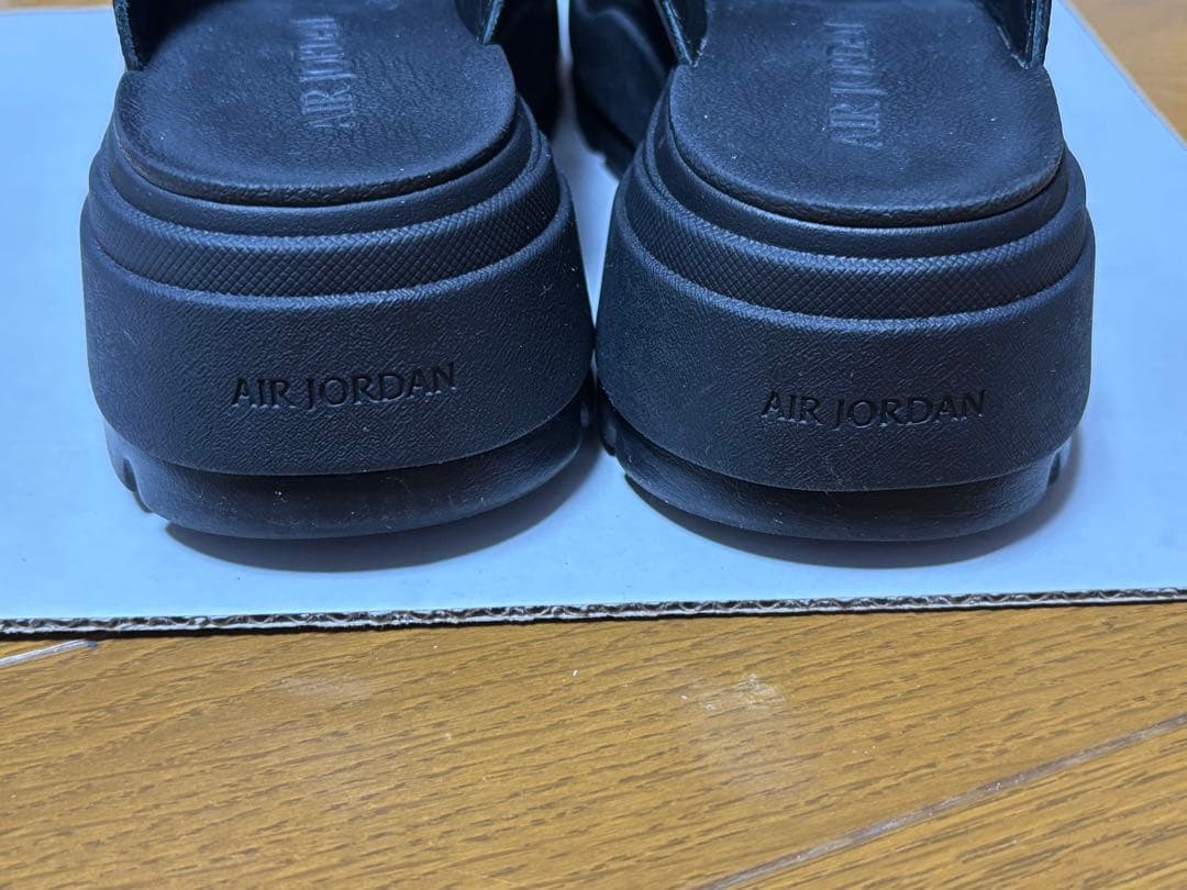 AIR JORDAN ブラック ミュール(ローファー)24cm