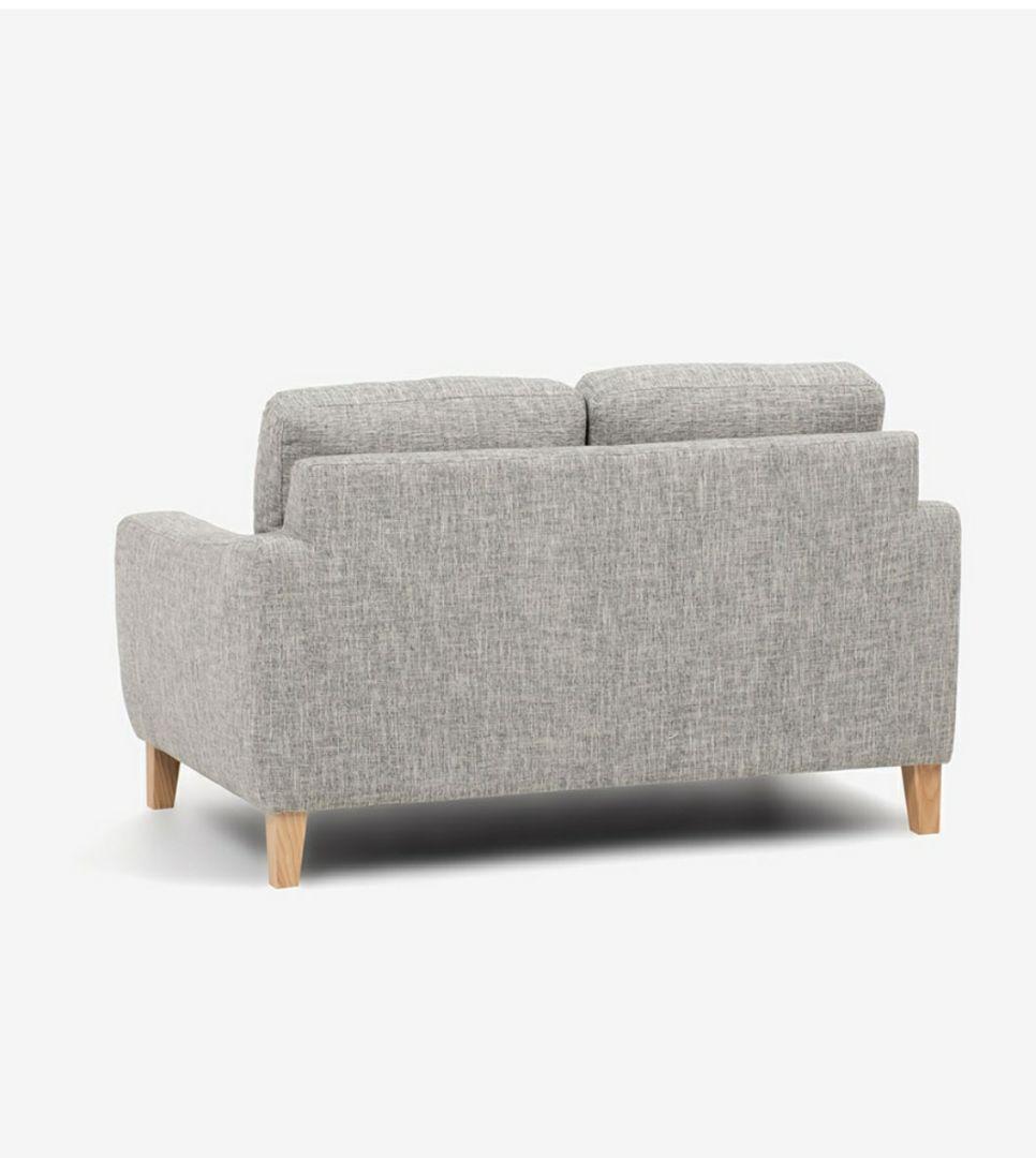 大塚家具 ソファ　 グレー ファブリック 2人掛け