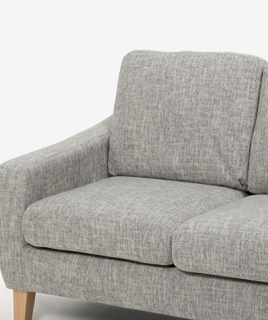 大塚家具 ソファ　 グレー ファブリック 2人掛け