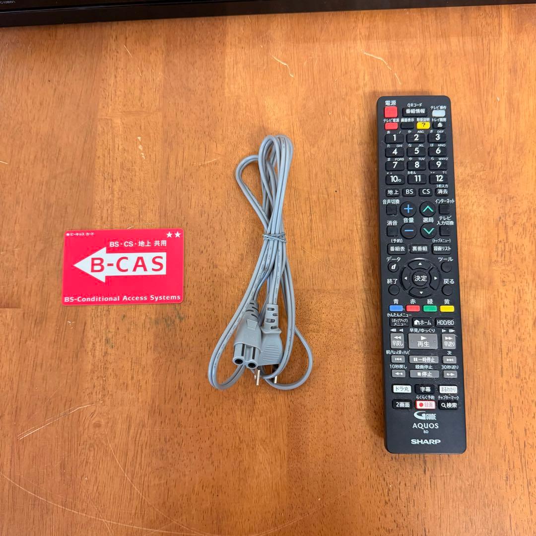 ● 美品 SHARP シャープ ブルーレイディスクレコーダー 2B-C10BW1