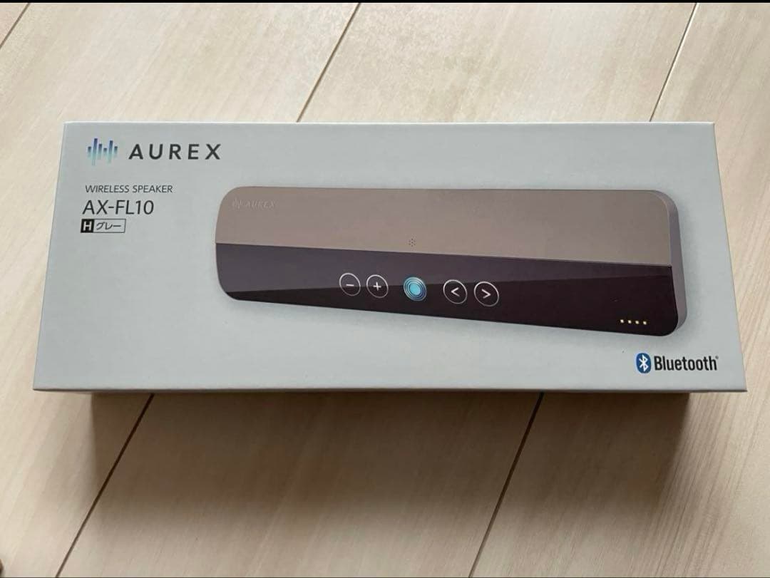最終値下げ！【新品未使用保証期限内】ワイヤレススピーカー AX-FL10 グレー
