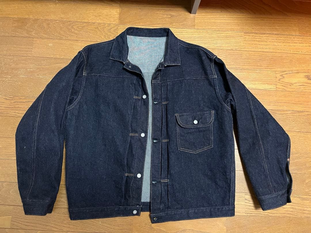 真っ紺　デニムジャケット 1st type