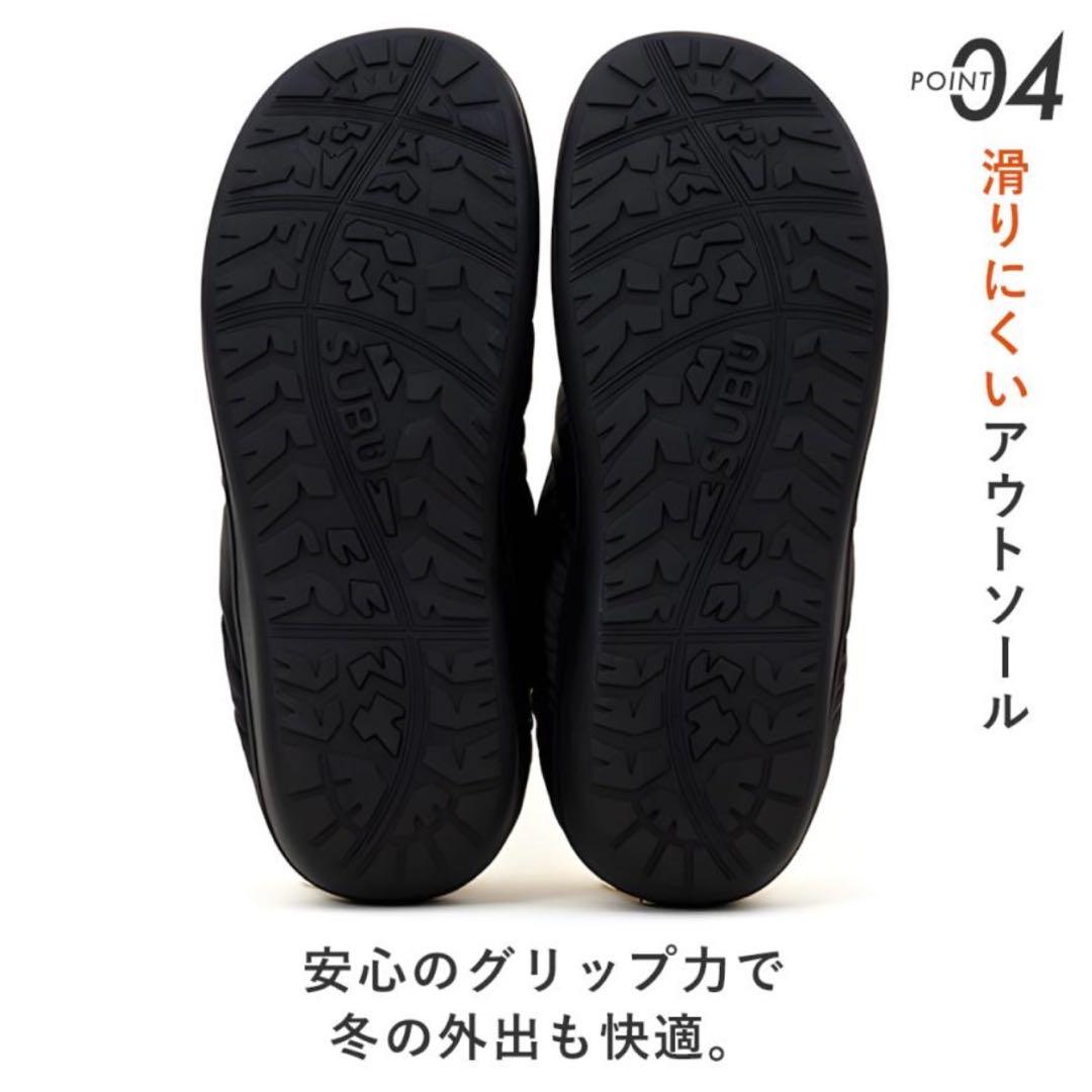 新品 SUBU スブ DOTS VAMP VELVET BLACK サンダル