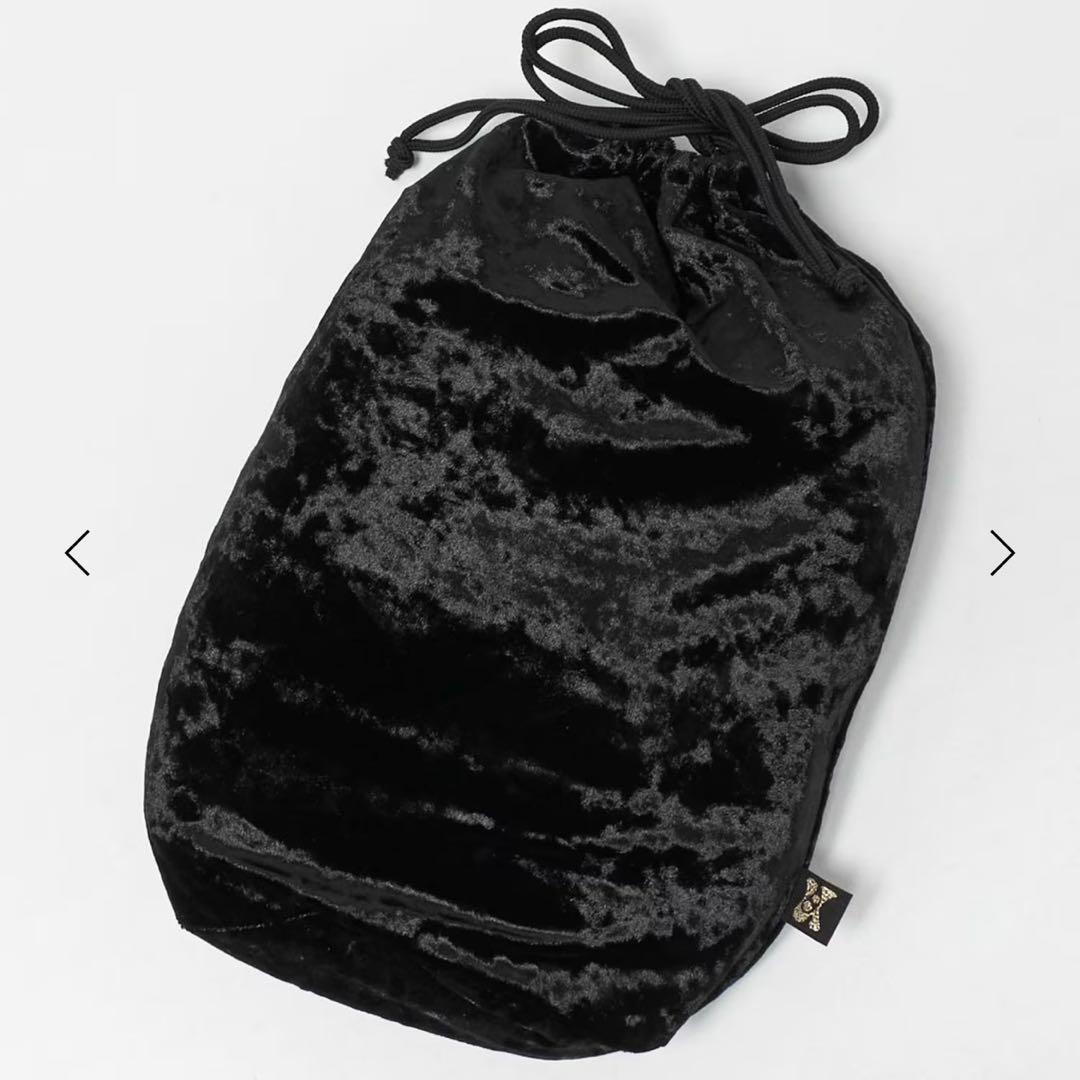 新品 SUBU スブ DOTS VAMP VELVET BLACK サンダル