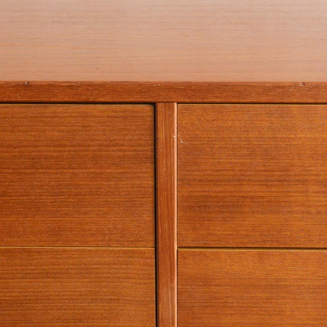 デンマーク 北欧ヴィンテージ チーク２段 ローチェスト 北欧家具 サイドテーブル